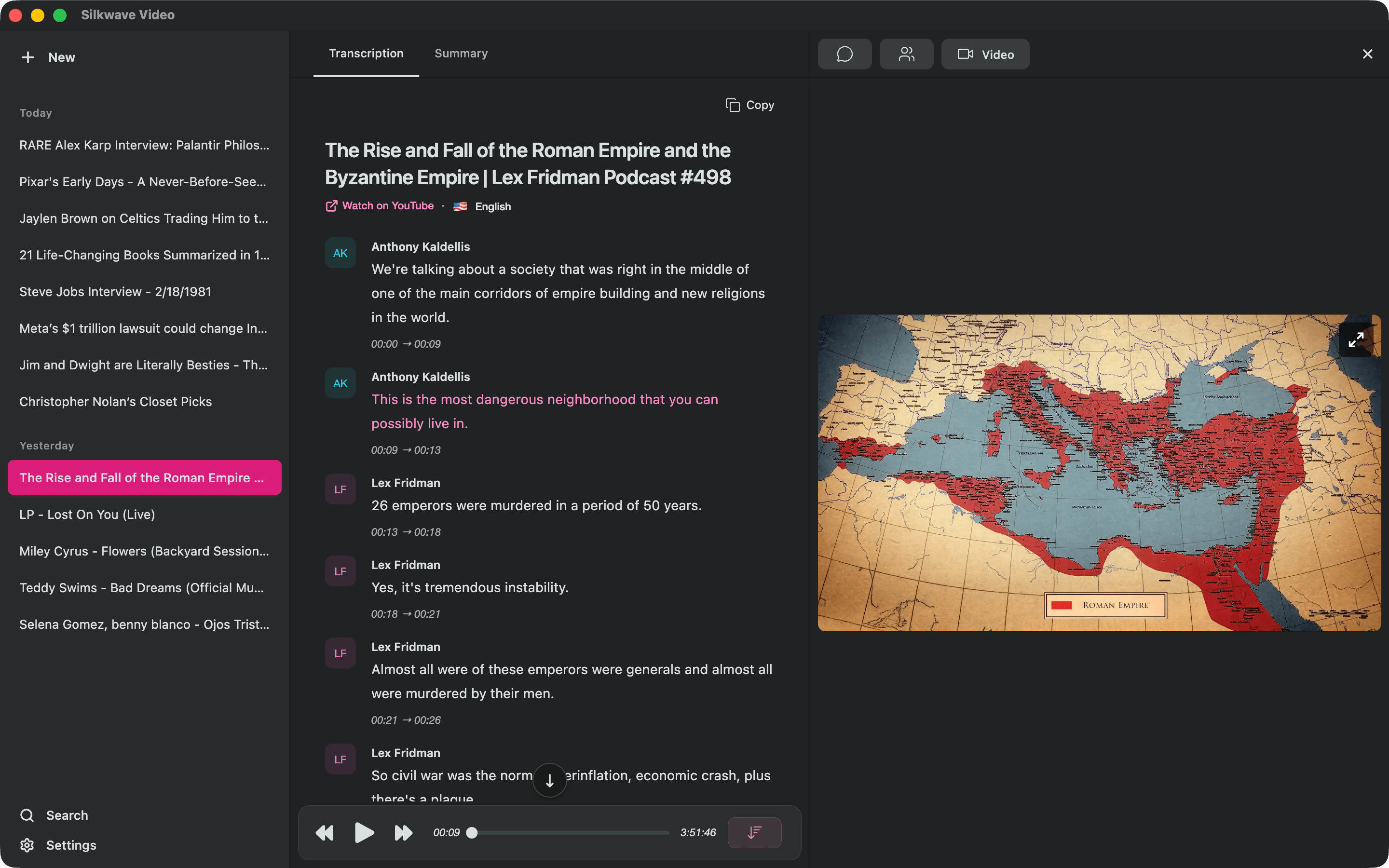 Dark Theme screenshot