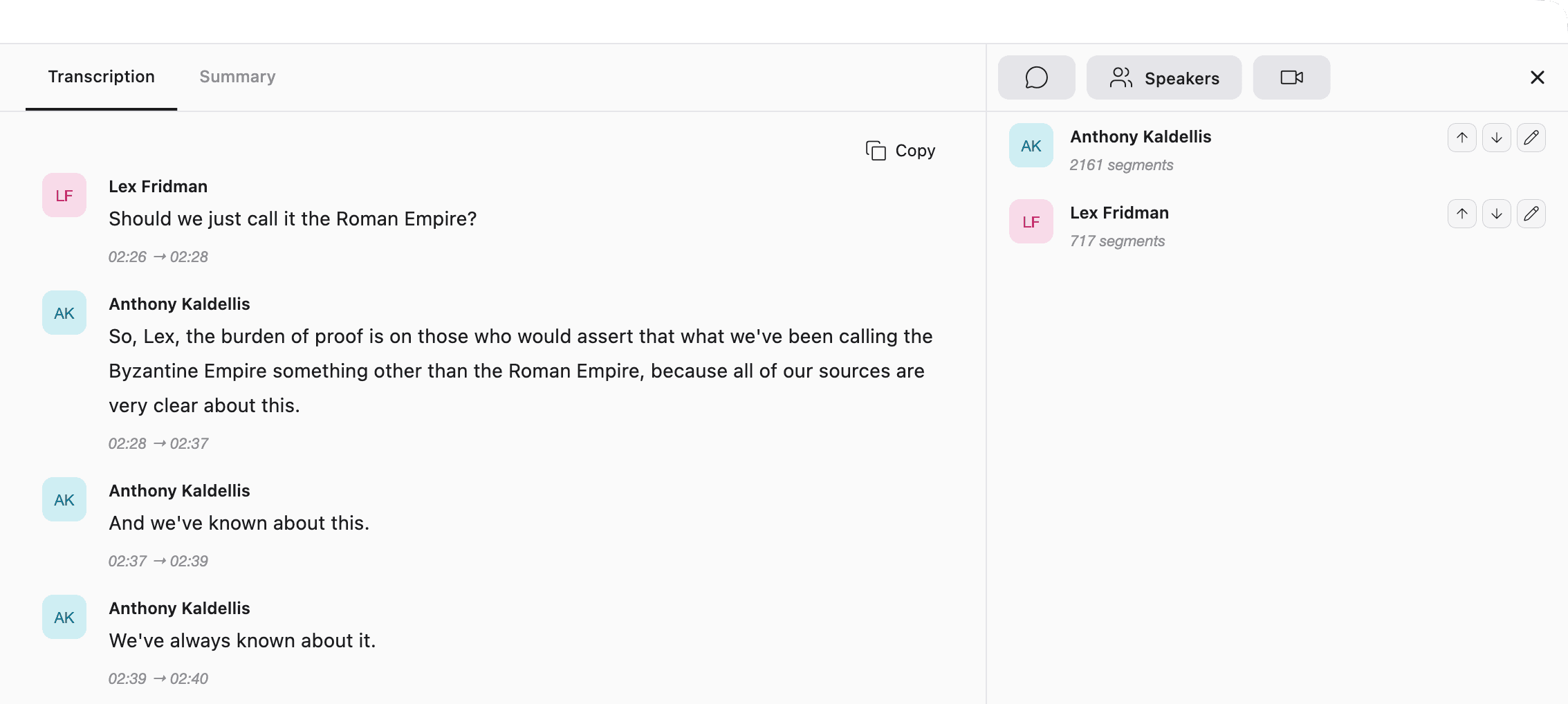 See Who Said What - Speaker Identification screenshot