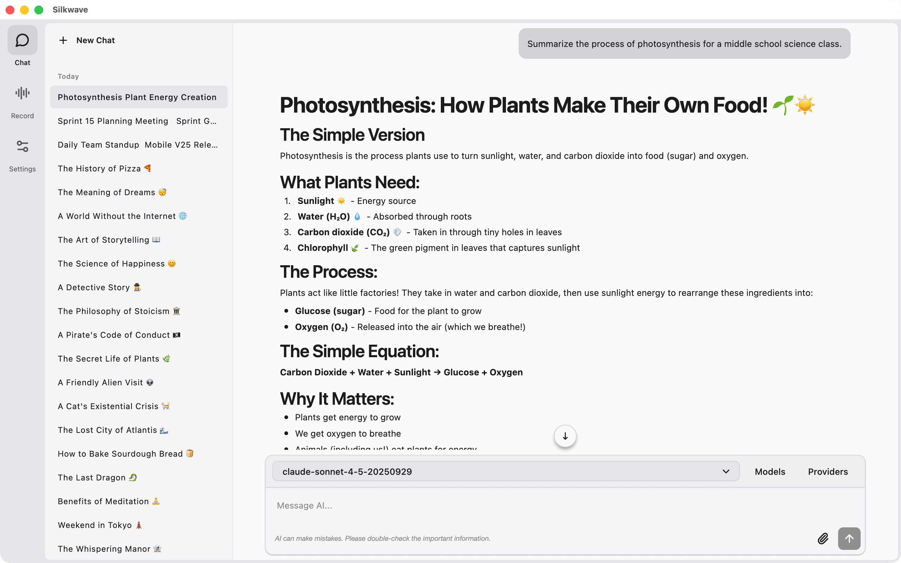 Silkwave (Workspace) app screenshot